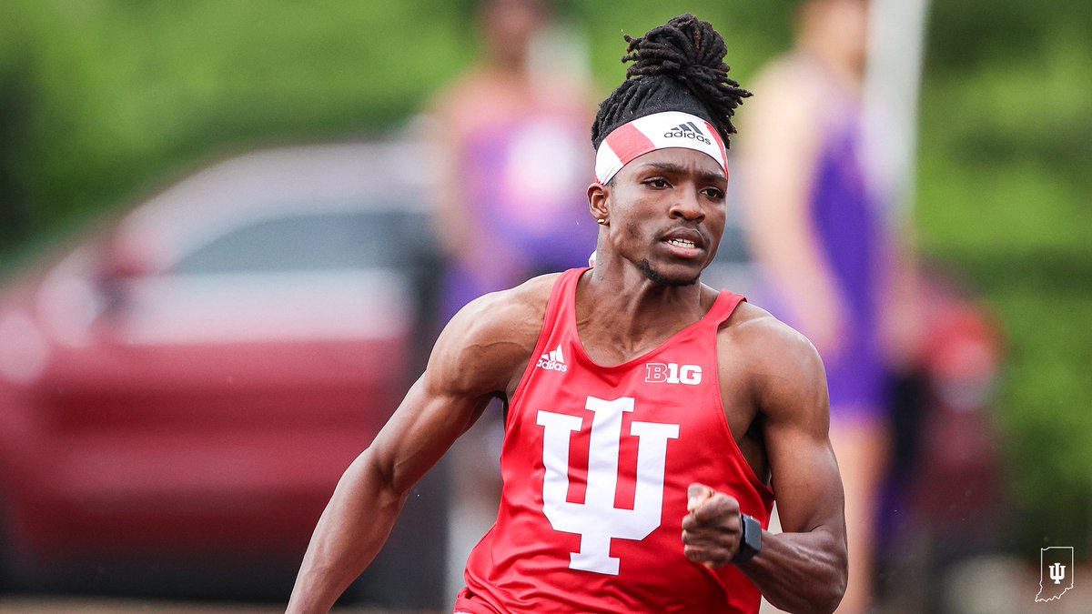 IndianaXCTF's tweet photo. Antonio Laidler ➡️ 200-meter finals

He runs a wind-legal personal best of 20.93 to earn a lane in Sunday's final! https://t.co/8JbR3oZp6g