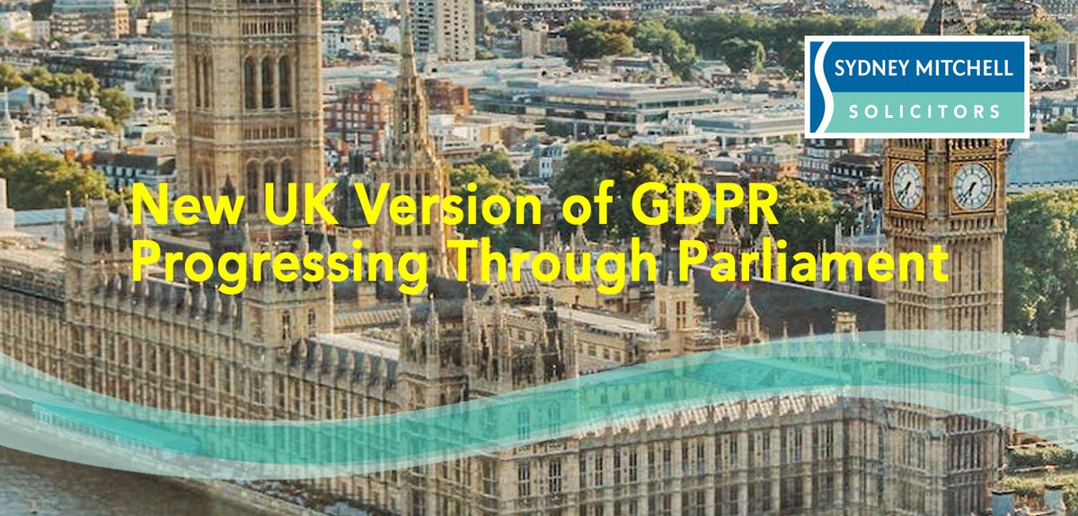 UPDATE - New UK Version of GDPR Progressing Through Parliament

It aims to reduce costs and burdens for British businesses and charities...

For help on compliance, contact Julian Milan, Sydney Mitchell LLP on 08081668827

#compliance #gdprcompliance #gdpr
sydneymitchell.co.uk/news/update-ne…