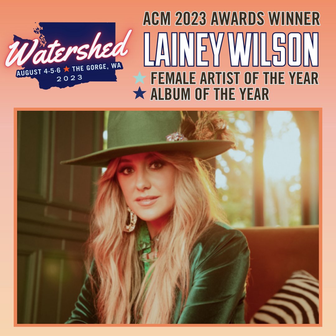 Our 'Shedder family could not be more proud of this bell bottom belle! Lainey Wilson is absolutely crushing it 🔥 Congrats on your #acmawards wins!