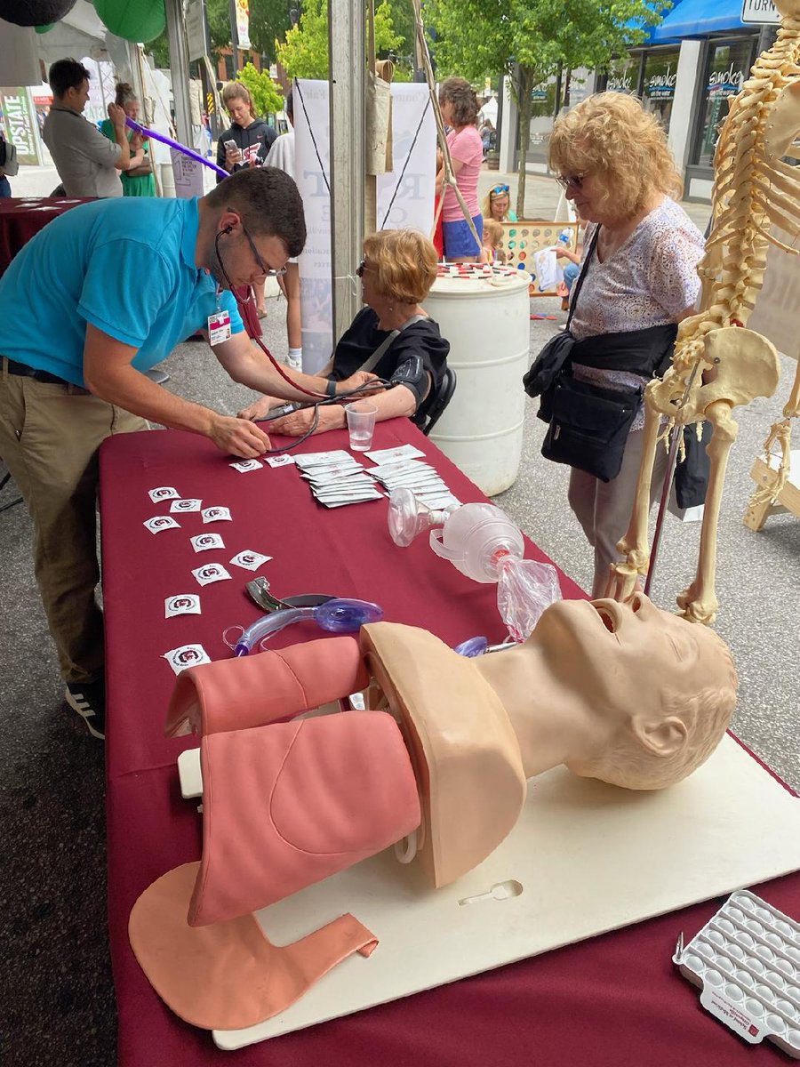 We are so glad to see all of you who came by even in the rain earlier — including our young physicians of tomorrow! Come learn about SOMG and have fun at <a href="/artisphereorg/">Artisphere</a>; we are here through Sunday. <a href="/UofSCnewsy/">University of South Carolina News</a> 

#yeahTHATgreenville #TransformingMedicine
