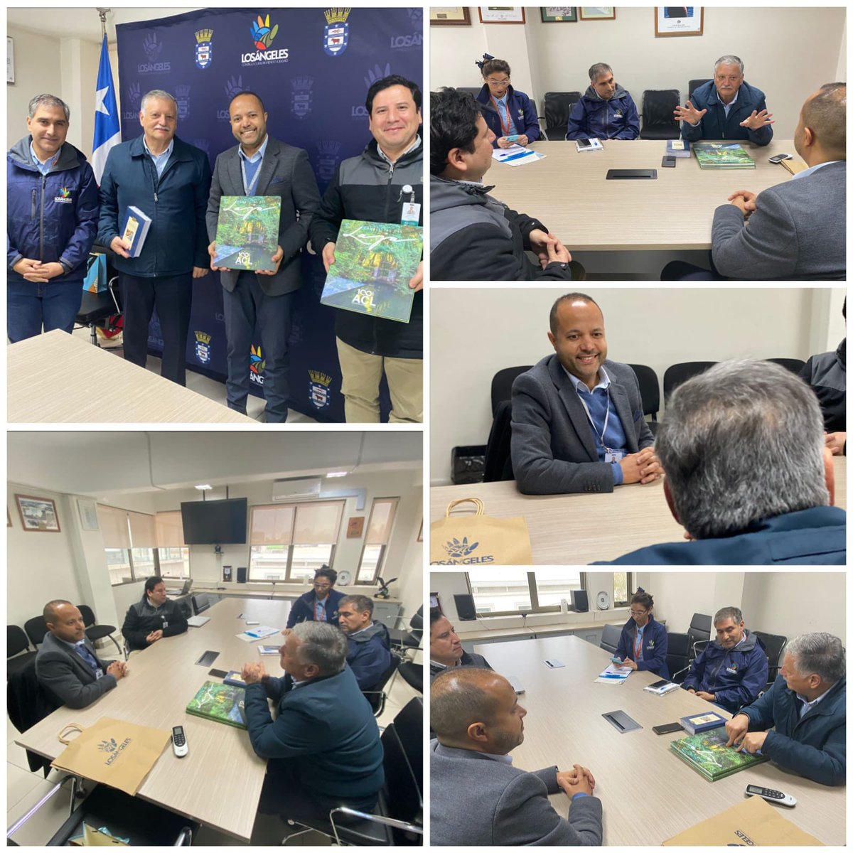 CLINALA: Obra médica en Chile. 🇨🇱 Reunión con el  alcalde de los Ángeles Sr Esteban Krause. 
En conjunto con el municipio se realizará un mega operativo para el 26 de agosto 2023 en la localidad de Santa Fe. El edil recibió el libro Conflicto de los Siglos. 📖 
CLINALA es Misión.