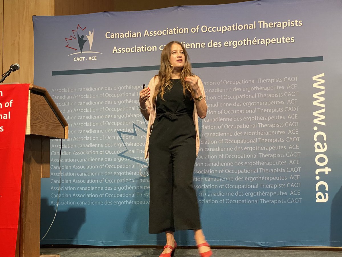 As #OccupationalTherapists ‘We address challenges AND we equally address strengths’ - @MoiraPenaOT

Closing session at   #CAOT2023