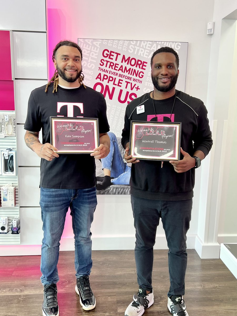 Congrats to two of my amazing RSMs @TrellMoneyTrail and @TMOKAIN for being accepted into this years L.E.A.D program for leading multiple teams . So proud of you both and excited for your continued development ! #CentralLALegends #TripleThreat @mrsclynn @yes_i_cantu