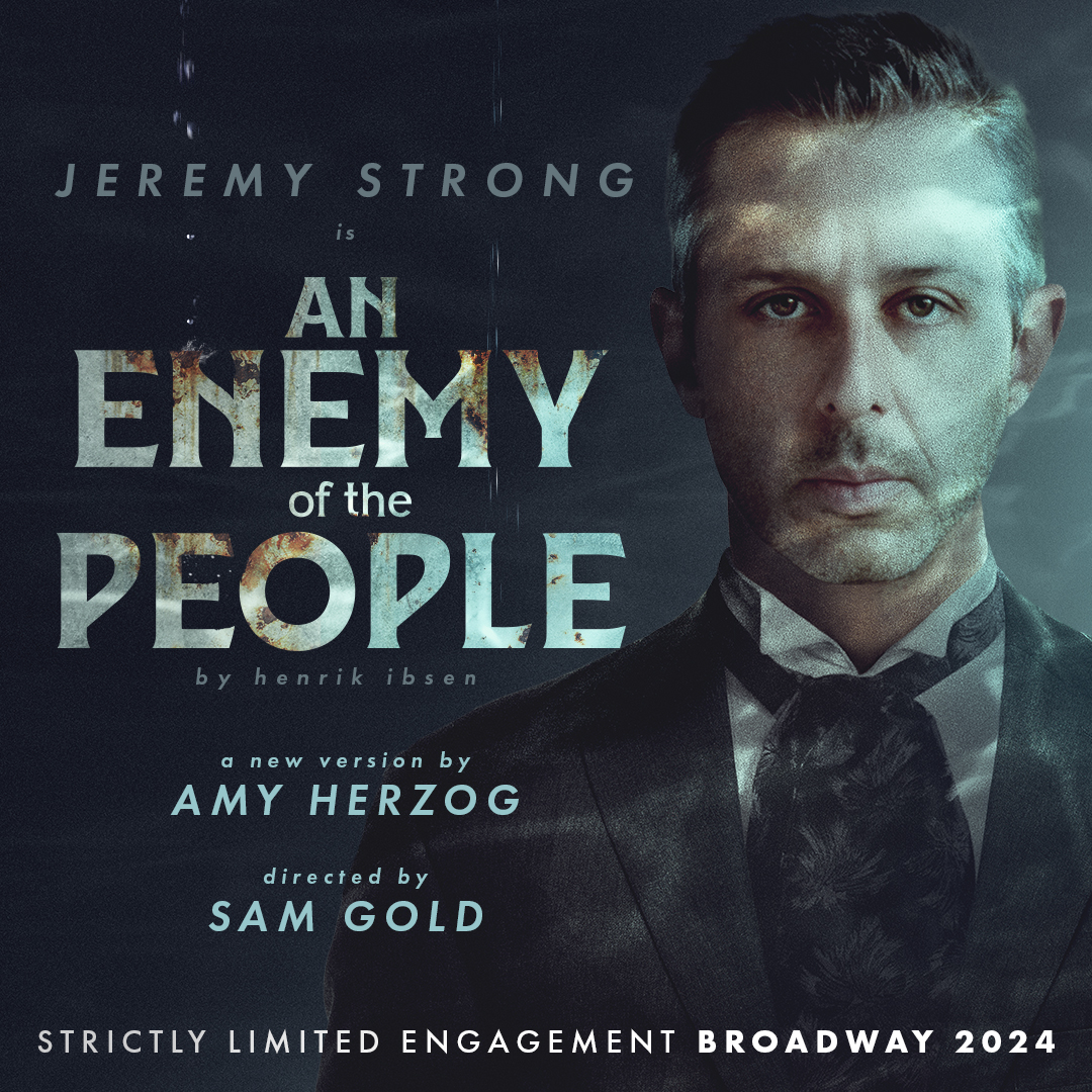 Jeremy Strong to return to Broadway in new production of Henrik Ibsen’s 'AN ENEMY OF THE PEOPLE'

MORE INFO 👉 wp.me/p2HOoN-TsS

<a href="/AnEnemyPlay/">An Enemy of the People Play</a> <a href="/PolkPR/">Polk&Co</a> #JeremyStrong #Broadway #SuccessionHBO #Succession