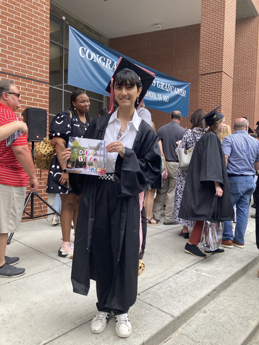 auntvanessa's tweet photo. Our little girl did it! Magna cum laude! #UGAgrad https://t.co/7dXG0gl8do