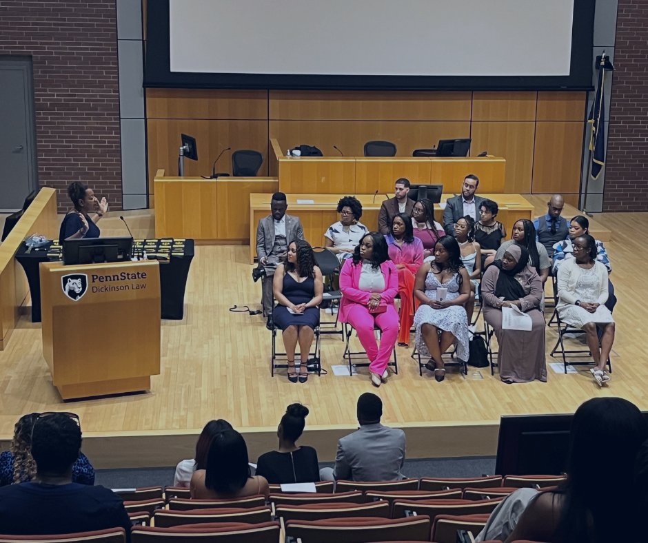 PALegalAidNet's tweet image. Yesterday, our Executive Director Jayme Cassidy was the keynote speaker at the Donning of the Kente ceremony at @DickinsonLaw. Congratulations to all who participated, and a special thanks to the Black Law Students Association for organizing! #dickinsonlaw2023 #practicegreatness