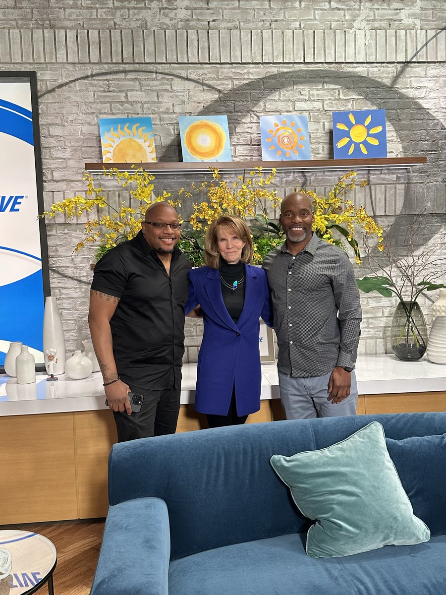 What a great morning. Taking Lamar Johnson and Ricky Kidd to <a href="/CBSMornings/">CBS Mornings</a>⁩