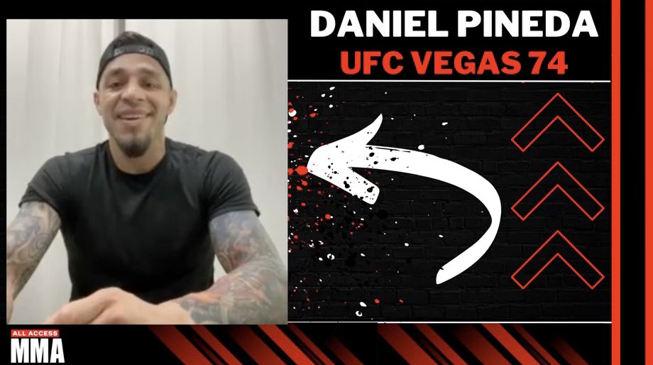 Ryan C Jarrell (@sonofjarrell20) on Twitter photo Fun time catching up with <a href="/DanielPitPineda/">Daniel Pineda</a> who discussed -
✅Recent win over Tucker Lutz
✅Signing a new #UFC contract
✅Talks best featherweight of all time
✅Previews Alex Caceres fight at #UFCVegas74 youtu.be/SwKeOfGrUls Fun time catching up with <a href="/DanielPitPineda/">Daniel Pineda</a> who discussed -
✅Recent win over Tucker Lutz
✅Signing a new #UFC contract
✅Talks best featherweight of all time
✅Previews Alex Caceres fight at #UFCVegas74 youtu.be/SwKeOfGrUls