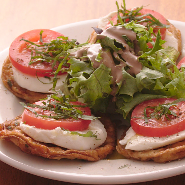 Specials 5/12 - 5/18: Eggplant Caprese Stacks, Halibut Enchiladas, Pasta Primavera. utahbayou.com