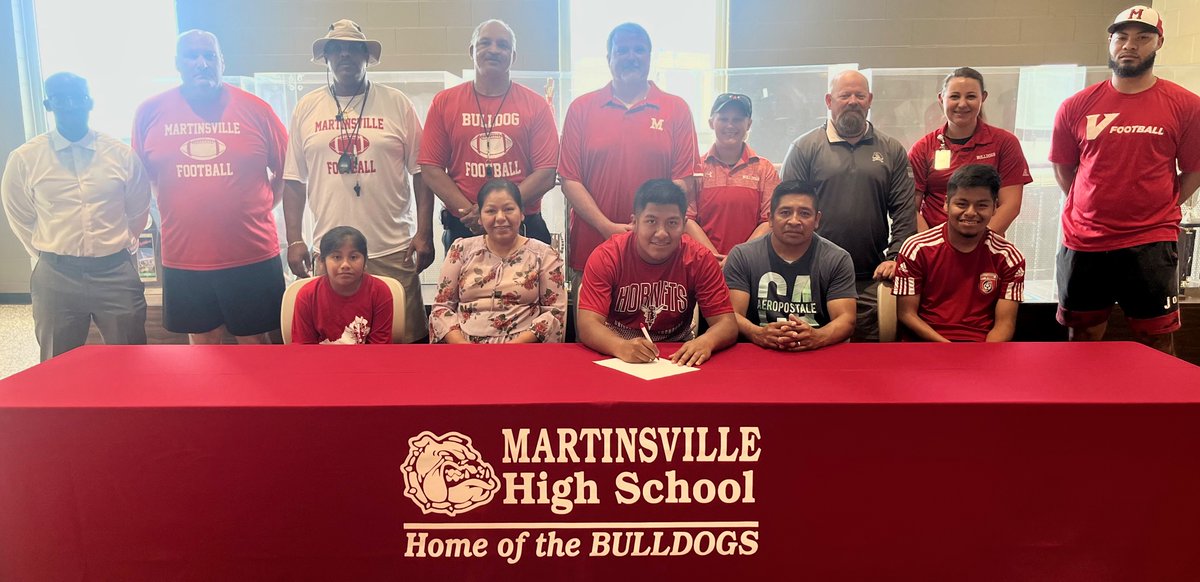 Martinsville High School senior Andy Garcia committed this week to play soccer at the University of Lynchburg in the fall.