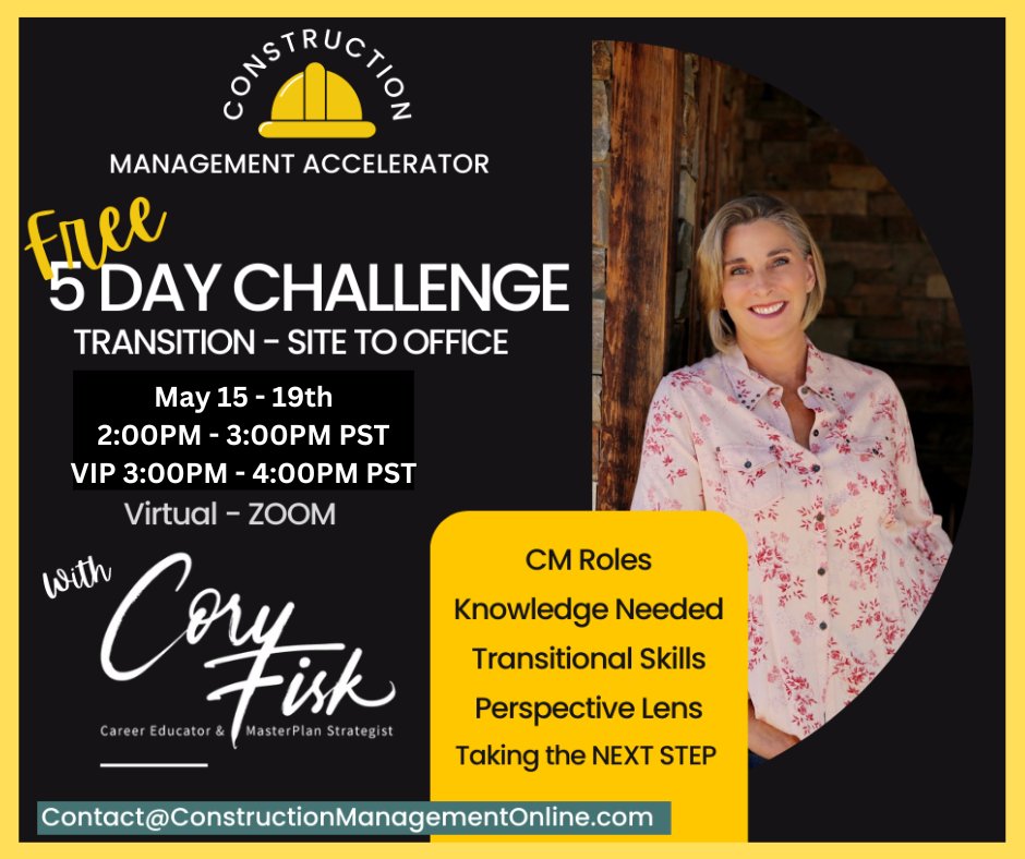 CoryThomasFisk's tweet photo. IS THERE A REASON YOU HAVE NOT SIGNED UP YET?

There is a reason you keep seeing this post!!!

In this 5 Day Training we will cover:
Mindset, Leadership, Necessary Skills, Management Concepts and Designing a Transition Bridge from Site to Office.

https://t.co/ctFuqmidVt https://t.co/ujr7m8twlg