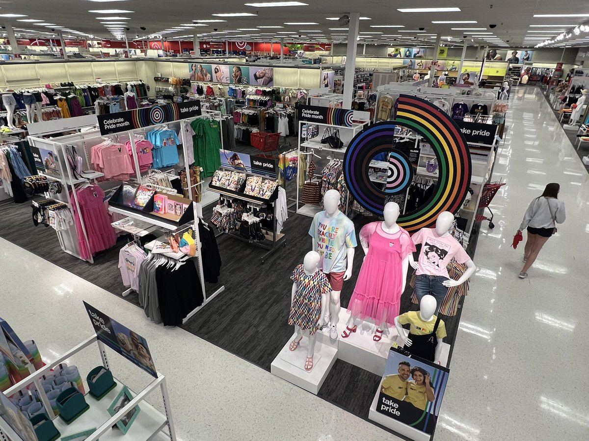 Pride is all set at 2230!! Finally got in the last of our ISM today 🤩 #Pride #Target #FamilyGateway ❤️🧡💛💚💙💜