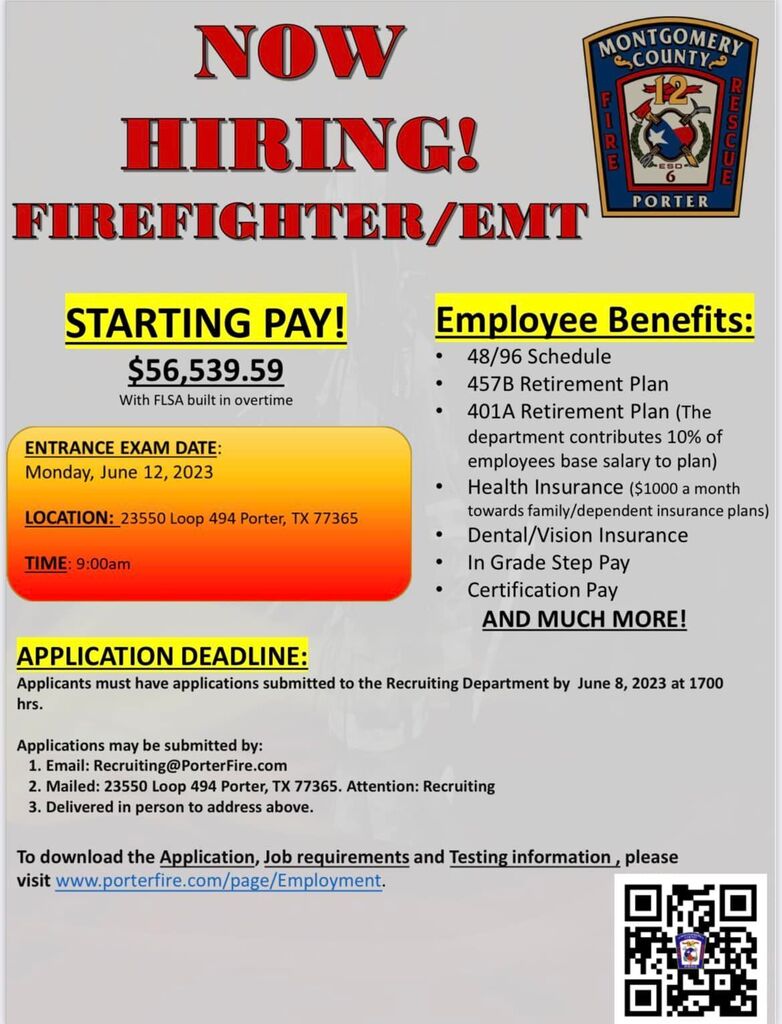 Hiring Test June 12th!! 🚒🚒🚒

ift.tt/MhJqvD0 ift.tt/j7U3EzA