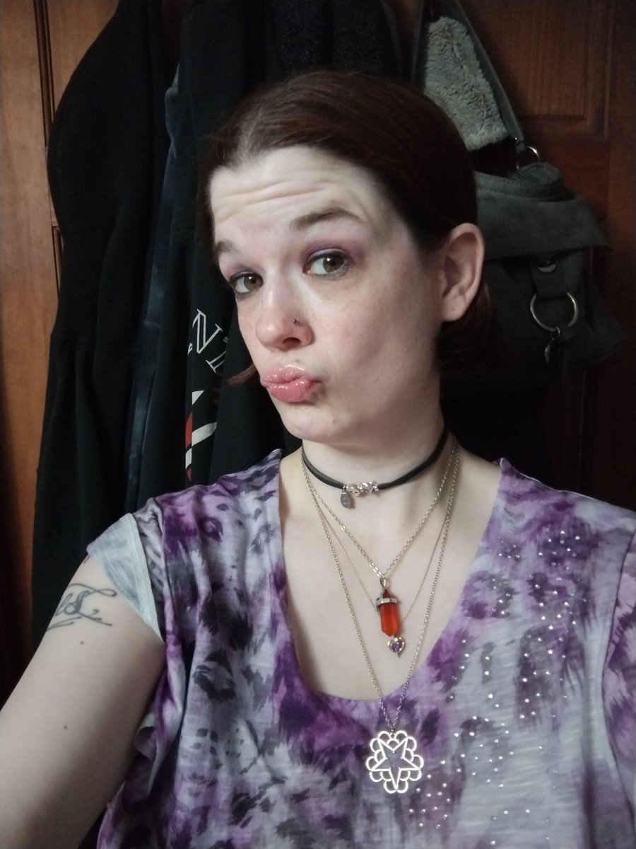 MeganEHarmon's tweet photo. Wearing hear my voice from Andy's line and ntio. @NeverTakeitOff @andyblack #nevertakeitoff #ntio . https://t.co/3VCIuHTJfJ