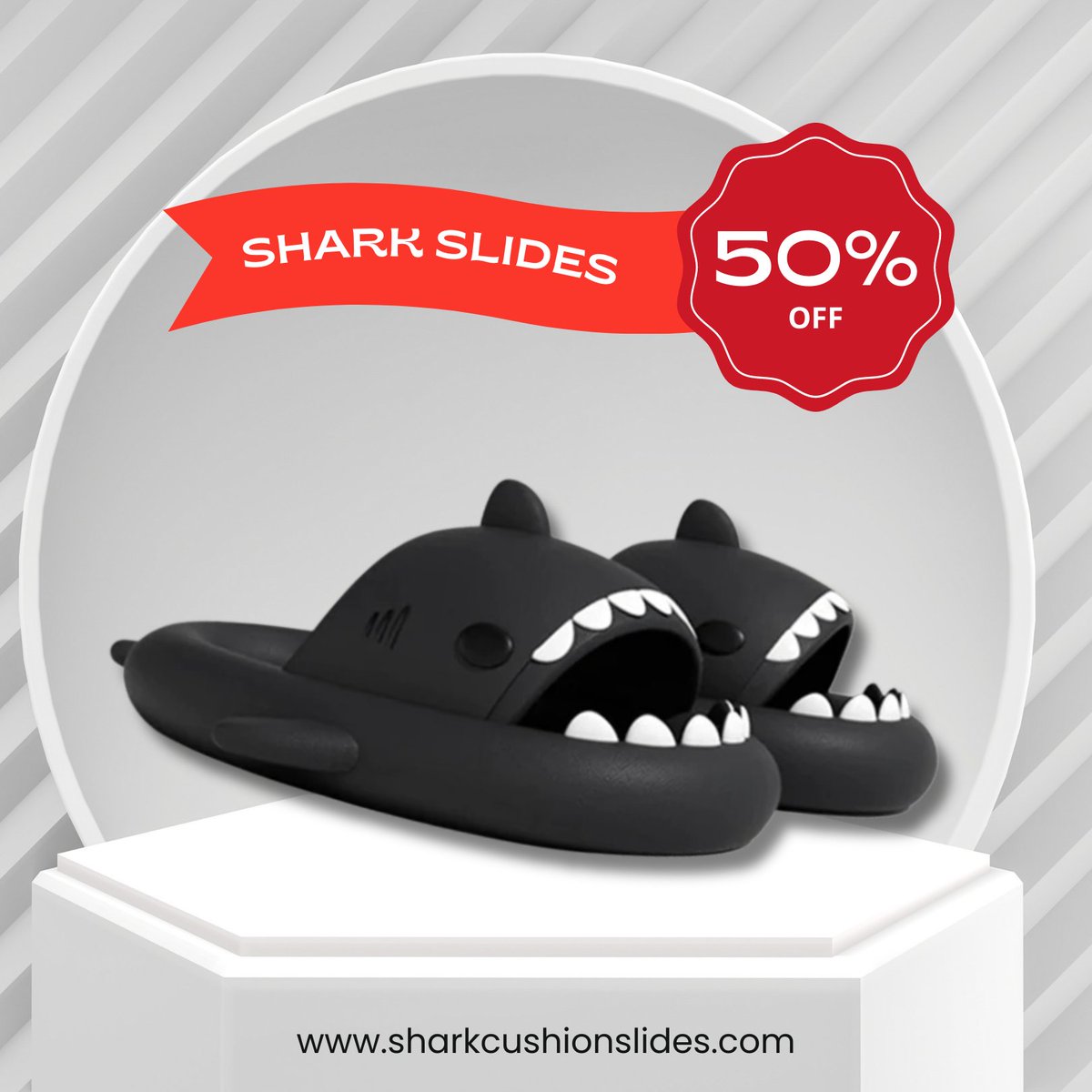 sharkcushion's tweet image. Add a touch of fun to your footwear collection with our Shark Cloud Slides! 🦈☁️ Made with high-quality materials and a unique design, these slides are perfect for any casual occasion. 

Shop Now: sharkcushionslides.com/products/shark…
#sharkcushionslides #cloudslides