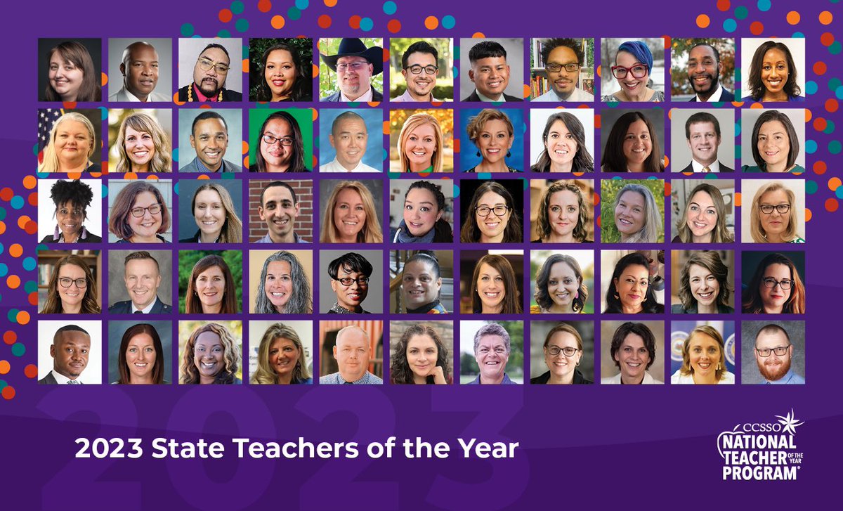 It’s #TeacherAppreciationWeek and the 2023 State Teachers of the Year are sharing what brings them joy in the classroom. More in this video youtu.be/tzm6rxbmhFw. #NTOY23