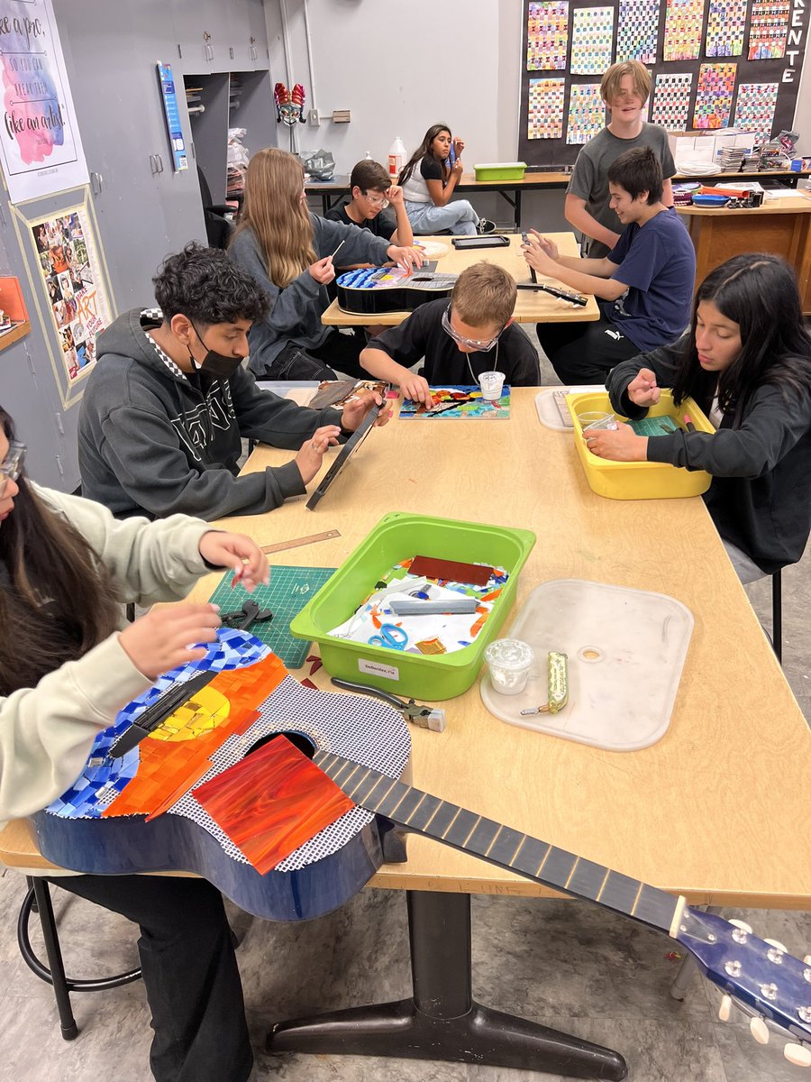 Anne Stenton (@annestenton) on Twitter photo Had the pleasure of checking out the gorgeous mosaic art pieces being worked on by <a href="/LaderaVistaJH/">Ladera Vista</a> Ss in <a href="/LVvisualArts/">LV Ceramics, Jewelry, & Mosaic Arts</a> Mrs. Byun’s class yesterday. I love these hands on projects! #FSD Had the pleasure of checking out the gorgeous mosaic art pieces being worked on by <a href="/LaderaVistaJH/">Ladera Vista</a> Ss in <a href="/LVvisualArts/">LV Ceramics, Jewelry, & Mosaic Arts</a> Mrs. Byun’s class yesterday. I love these hands on projects! #FSD