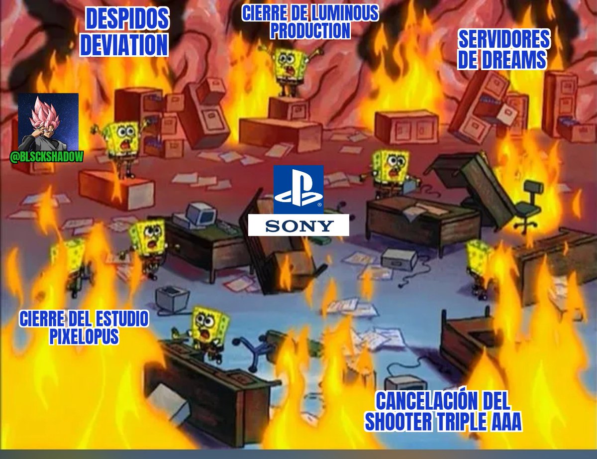 Blsckshadow's tweet photo. Las cosas se complican en #Sony #PlayStation despiden a trabajadores del estudio #deviation 🤔🤔 apenas cancelaron un juego triple AAA cerraron #pixelopus los servidores de #Dreams fuera etc etc ..algo serio esta pasando #gamers 😳😳 https://t.co/7iTAxX2y8p