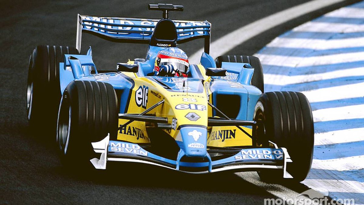 2003 BRAZIL Fernando Alonso, Renault R23, Interlagos #F1