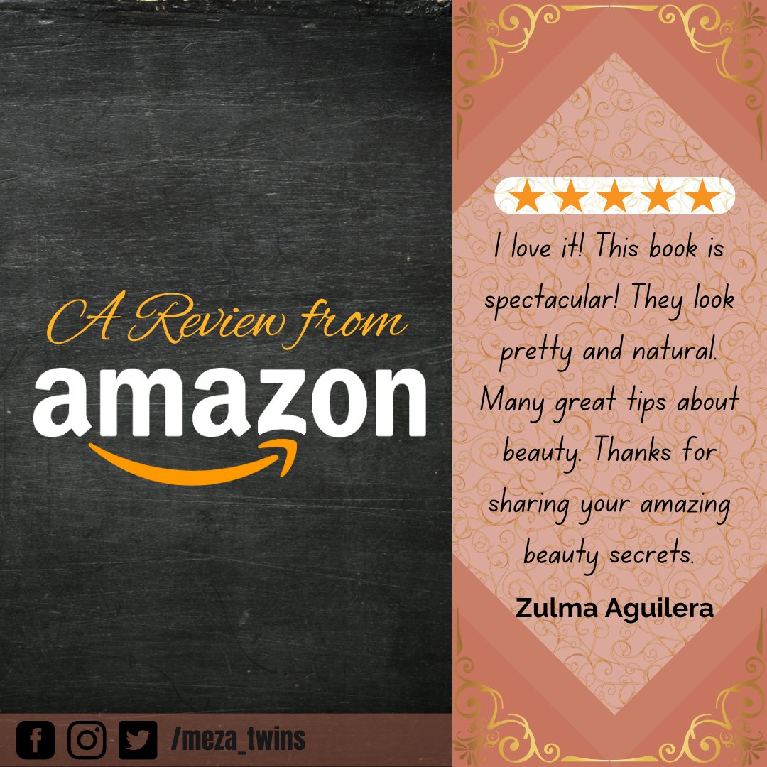 Check out this amazing Amazon review from a satisfied reader!

Grab your own copy now!

#MezaTwins #NaturalBeauties #amazingsupport #customersatisfaction #AmazonReview