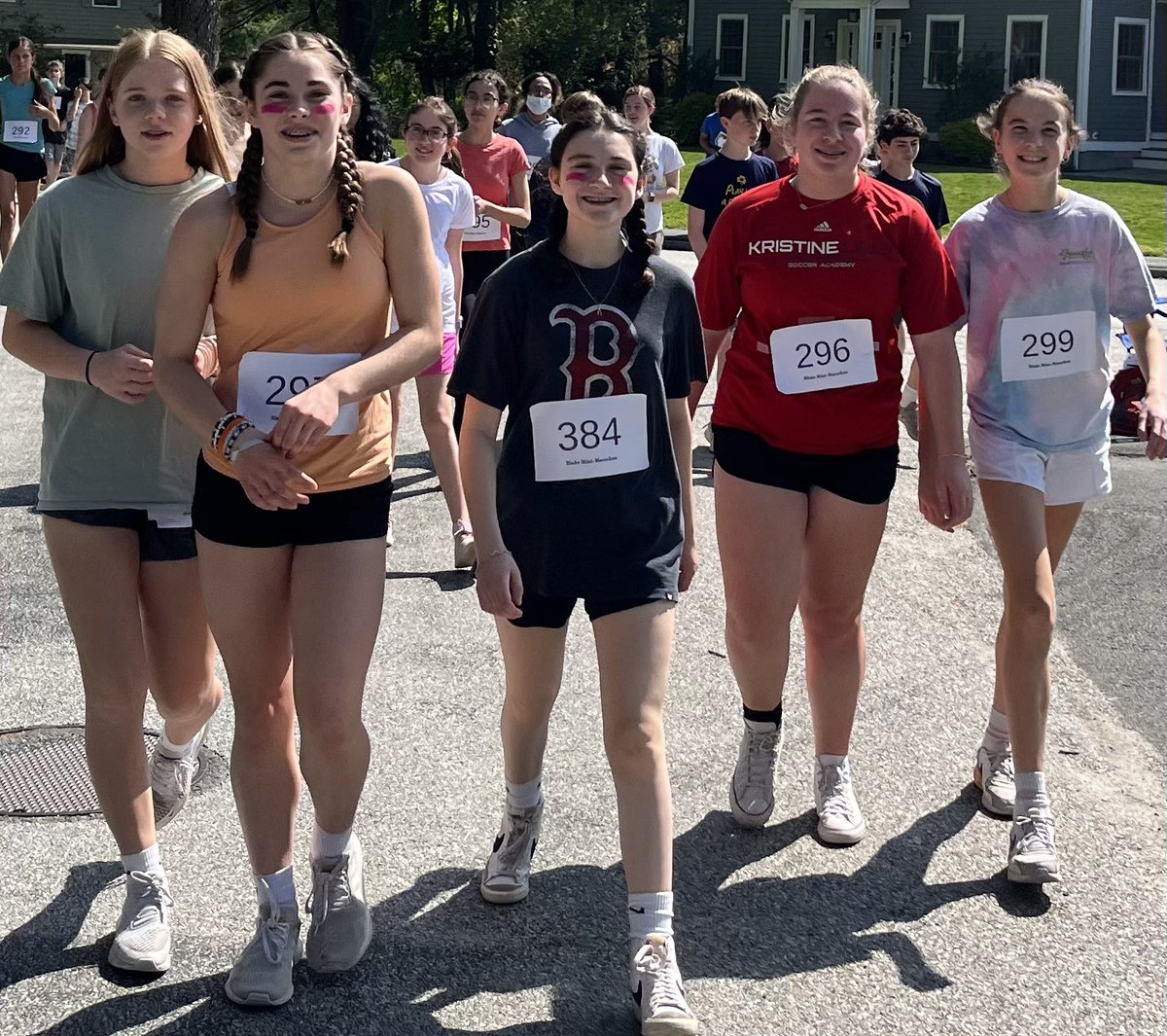 Blake Middle School Mini Marathon #bmsed  #medfieldps