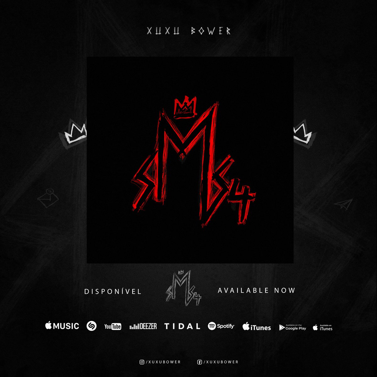 xuxubower's tweet photo. Xuxu Bower - sMs 4 (Álbum) 

Youtube - https://t.co/JC6I7vBsPf

Spotify : https://t.co/3nx30l90b3

#M5LSTUDIOS  #sMs4  #XuxuBower https://t.co/fY4gpta6iB