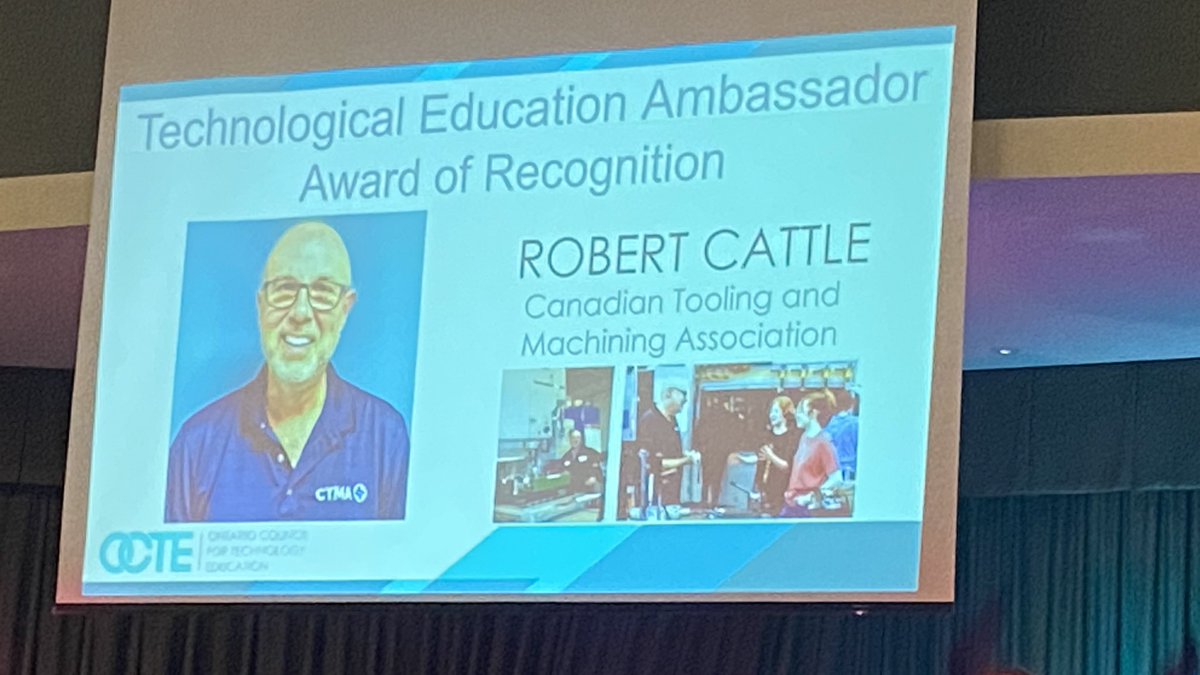 Designed yogurt containers and camera components parts for the Canadian arm. A very inspirational speech about empowering youth to reach for the stars, and in the trades you can do that very thing <a href="/OCTEOntario/">OCTE</a>