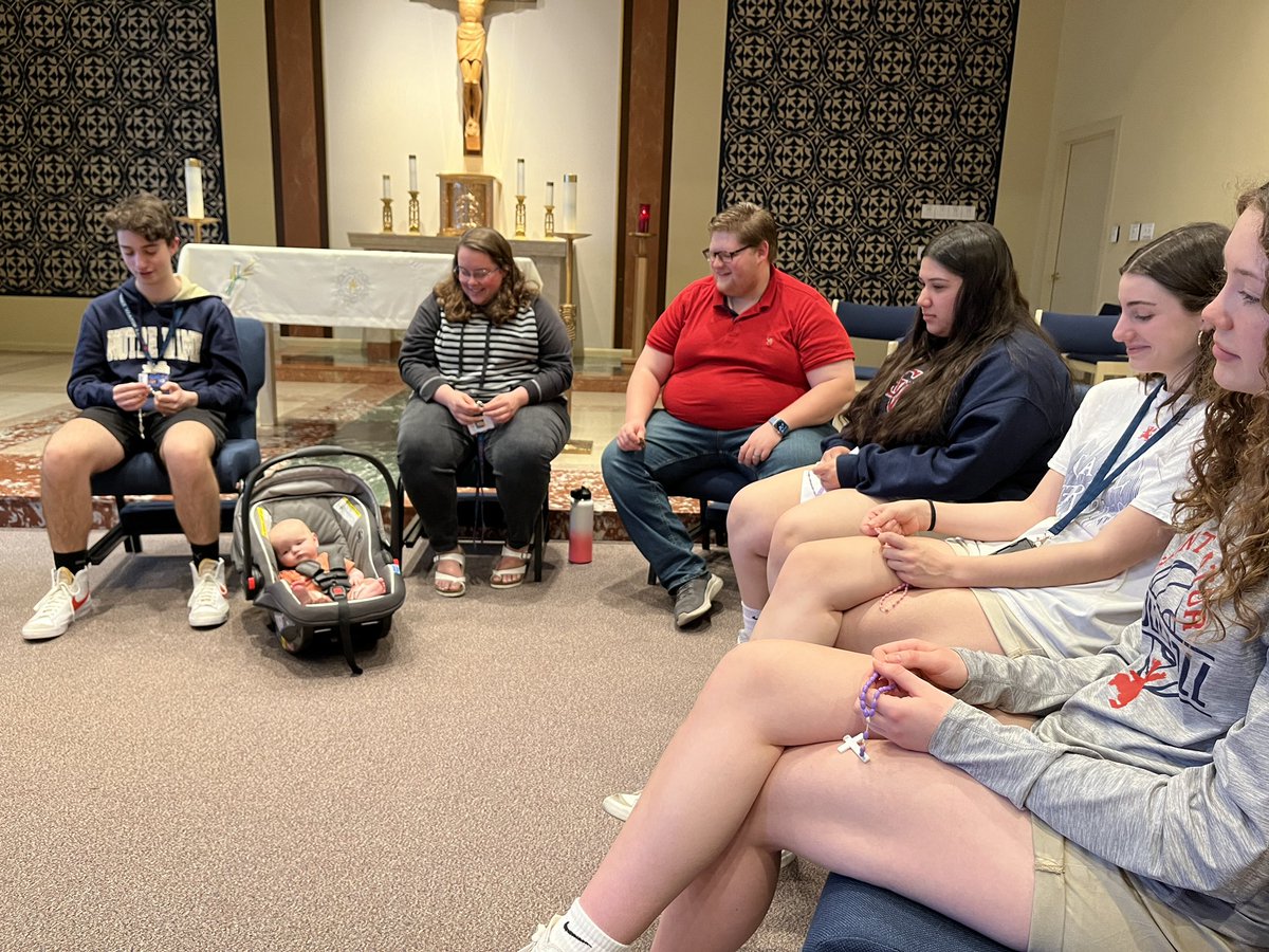 ViatorMisterP's tweet photo. A surprise visitor of Hazel hue joined us for the seniors’ last Rosary Club today! (She even started babbling some participation at one point.) #Lookadababy #StartEmEarly Join in any Friday to unwind your week with some of the nicest folks you’ll ever meet! https://t.co/tLeKM69lJD