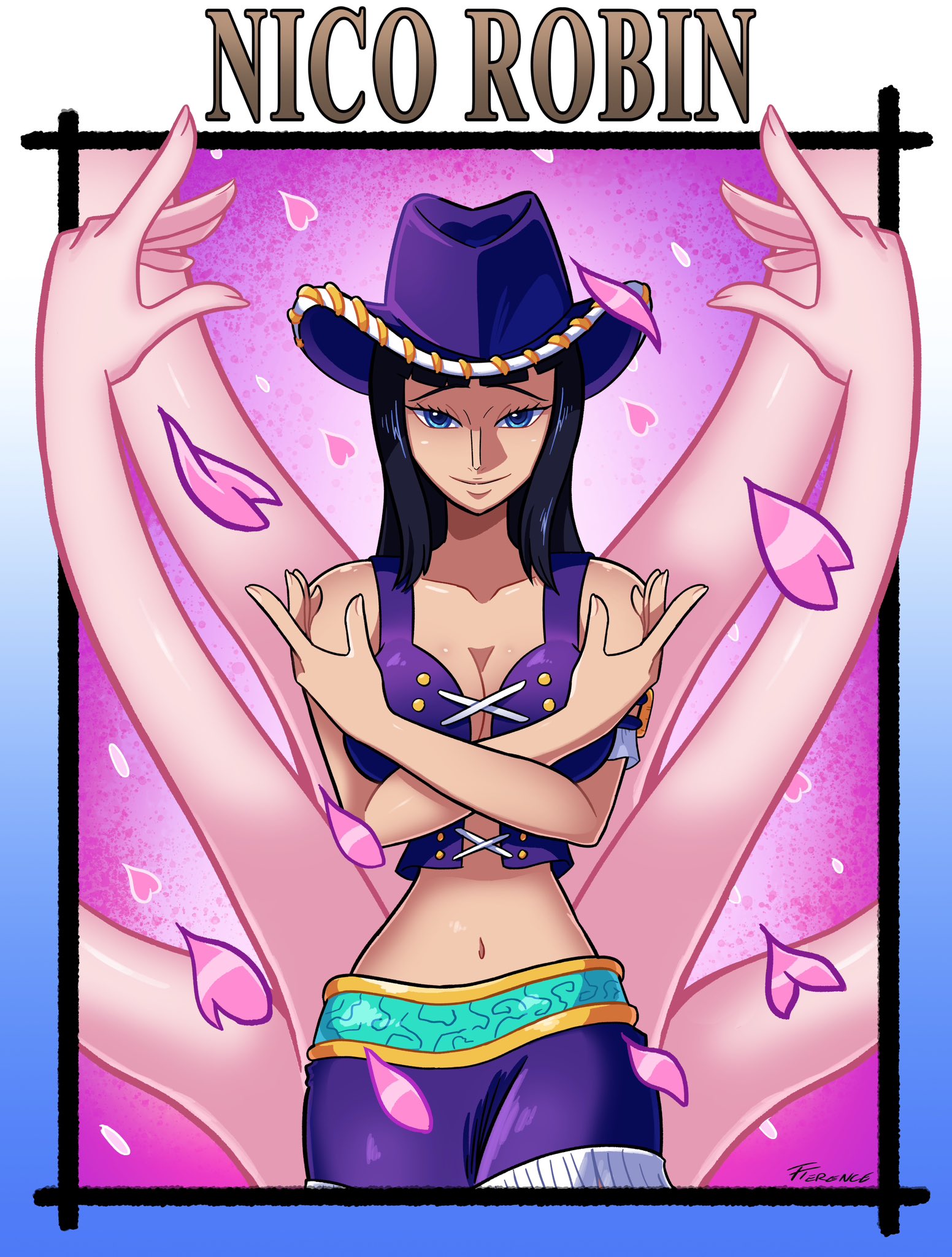 TheTerence on X: Nico Robin commission Cowboy outfit  t.cofxhMljwCfZ  X