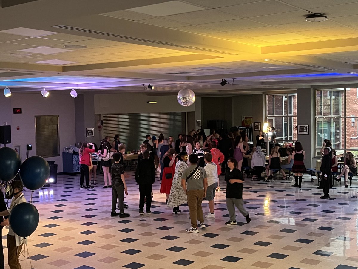 Having a great time at the CHMS 7/8th grade dance!