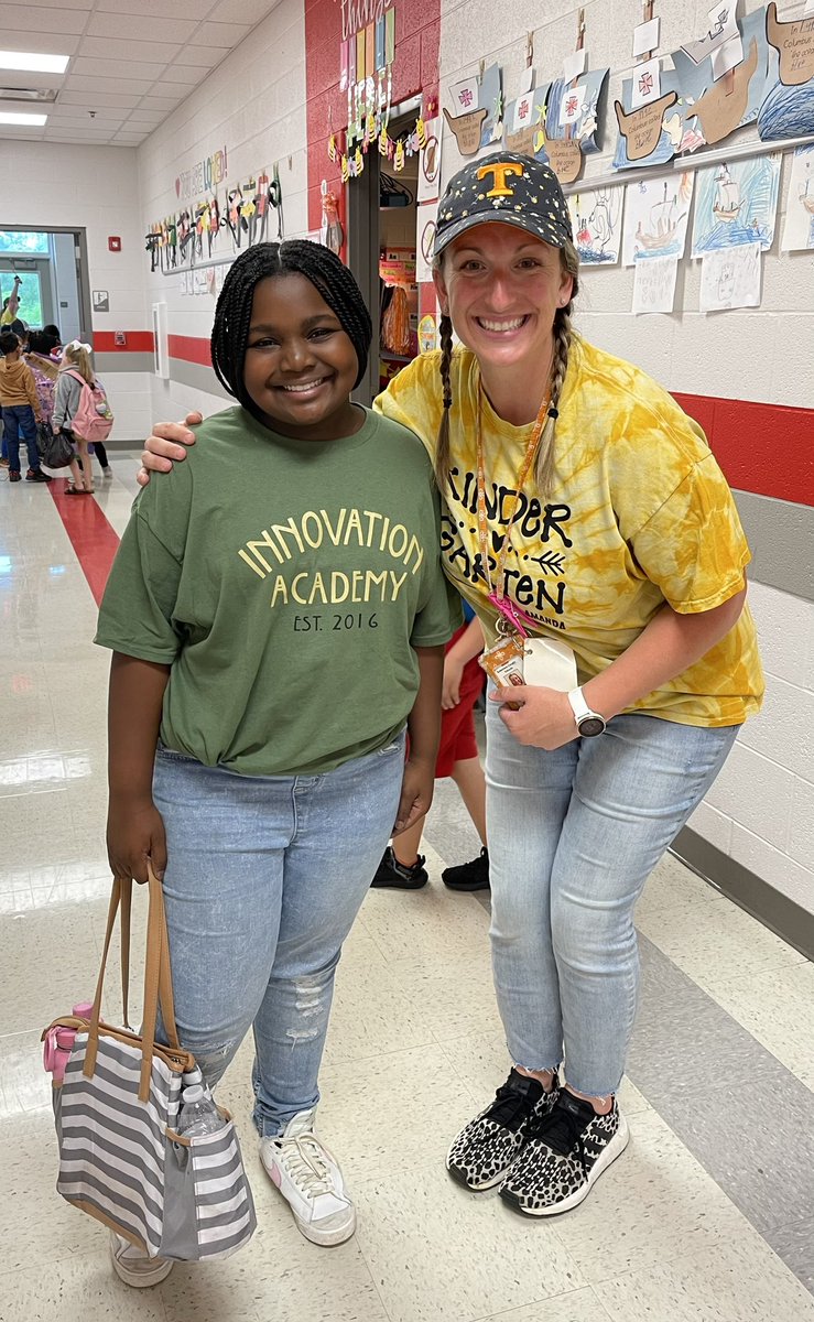 AJager86's tweet photo. This smile says it all!! My past kindergarten student that comes to say hello everyday STILL as a 5th grader… will now be a middle school student in the IA program!! She couldn’t wait to tell me!! This is my “why!” #wearecves #wearercstn #crestviewblessed https://t.co/rVCQXt3O4N