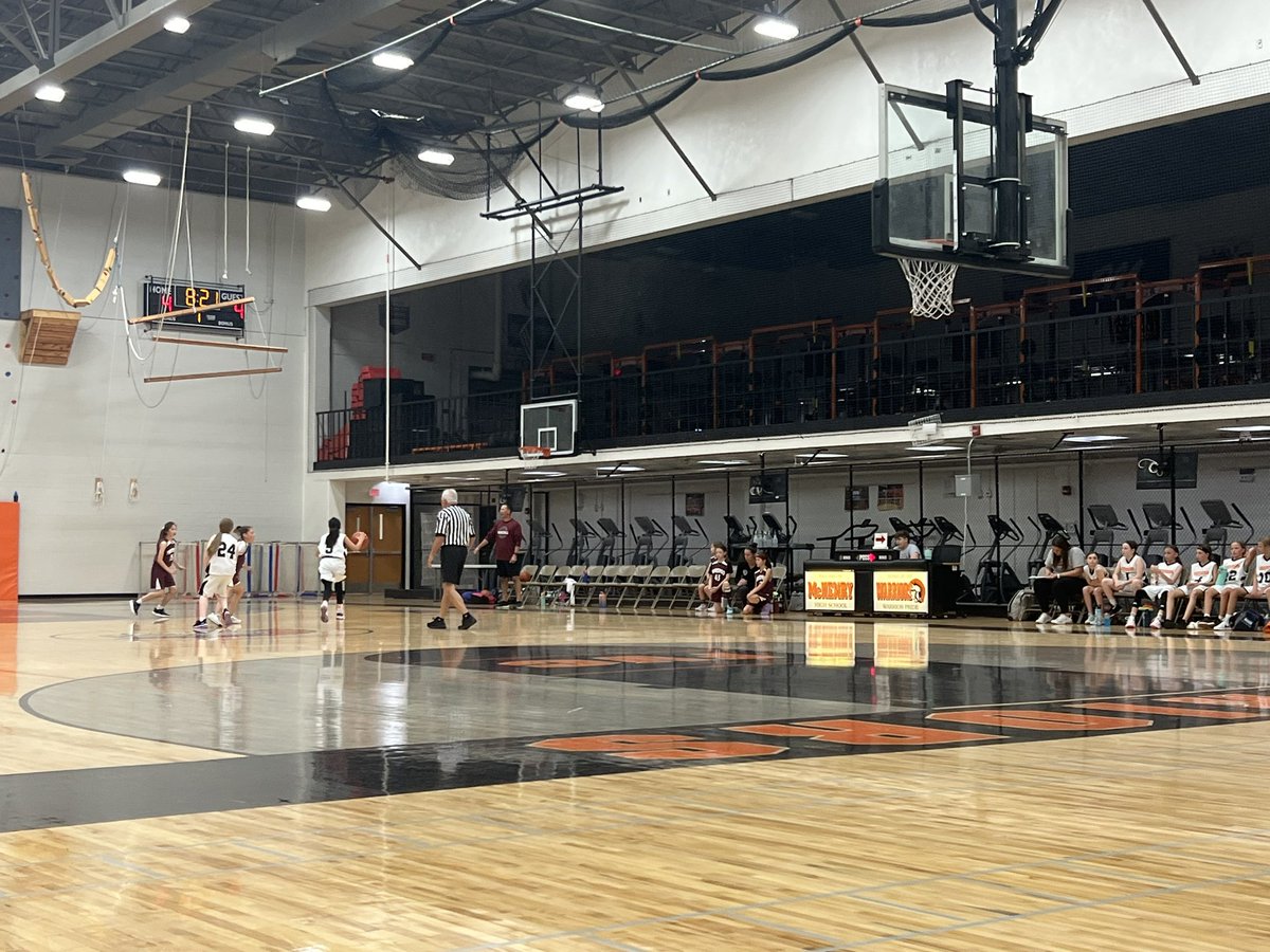 Former McHenry great <a href="/TaylorKoester/">Taylor Koester</a> and her husband (former McHenry teacher and coach) Mike Koester coaching against McHenry alumni Kaleigh Johnson and Lynette Alsot! #mindset #warriorpride156