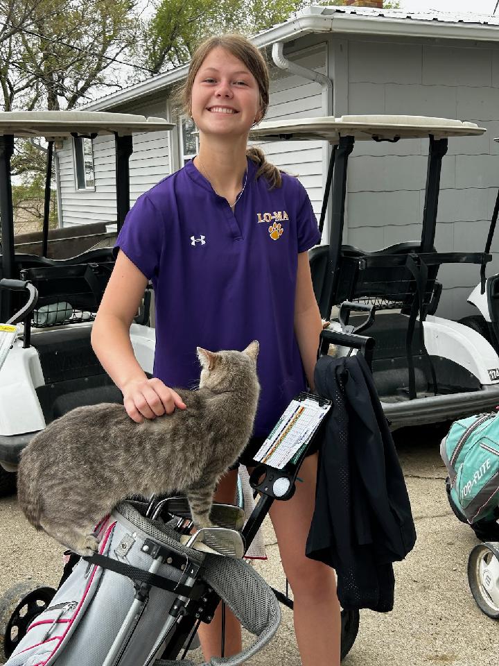Congrats to <a href="/LoMaCSD/">Logan-Magnolia CSD</a> Girls Golf on making it to the regionals finals! Great perseverance through a rough start today. True team effort. Four years ago this team had little to no golf experience! #birdiecat <a href="/BayleeKenna/">Baylee Thompson</a> <a href="/LMActivities/">LMactivities</a> <a href="/d2mart/">Derek Martin</a>