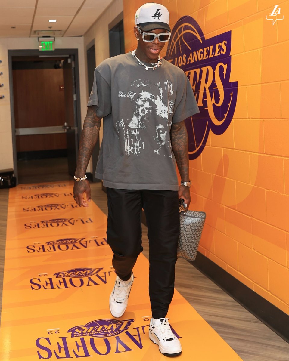 Back in the building.