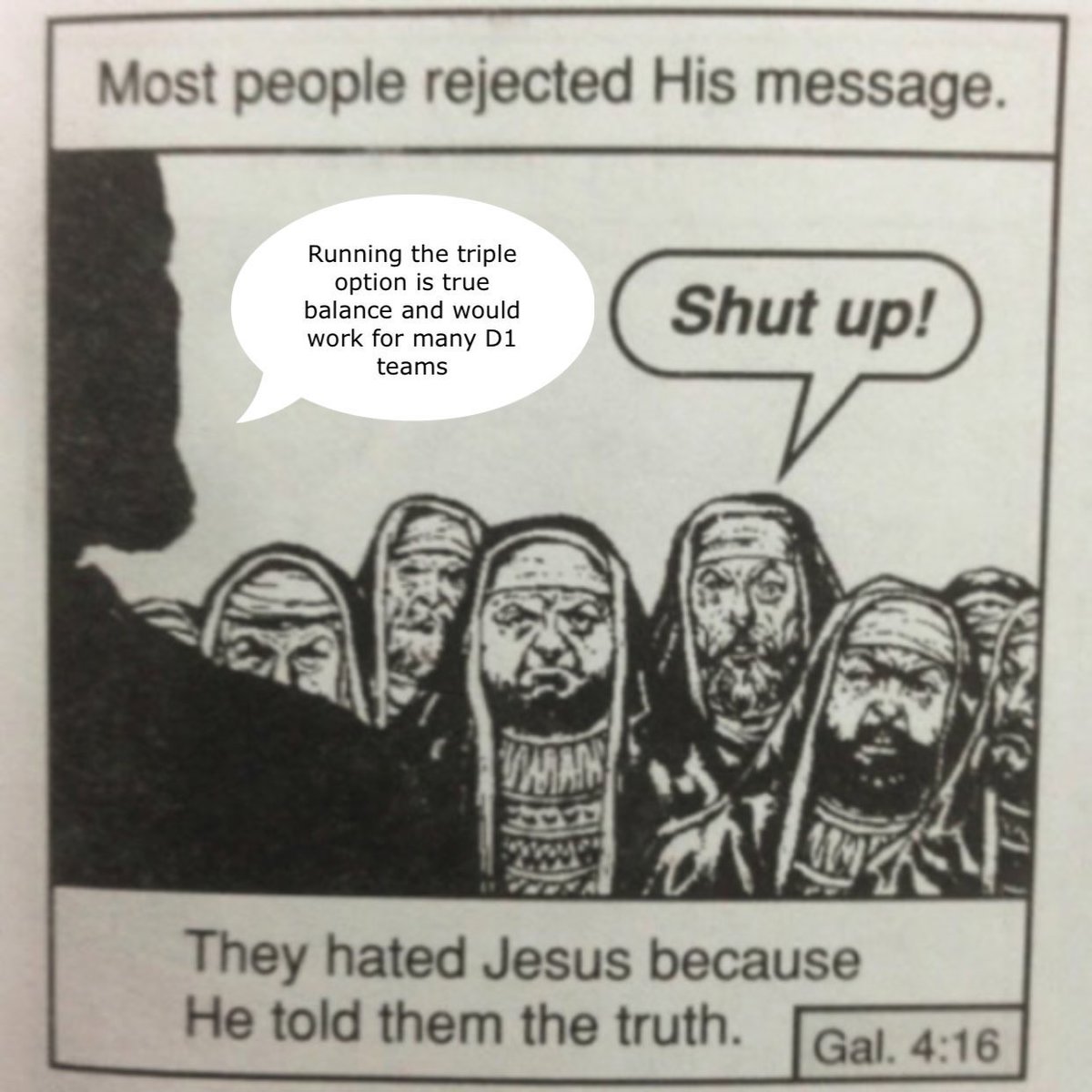 BYUFanGuy's tweet image. This is one of my all time favorites 😂 

#TripleOption #Flexbone #Veer #IFormation #Wishbone