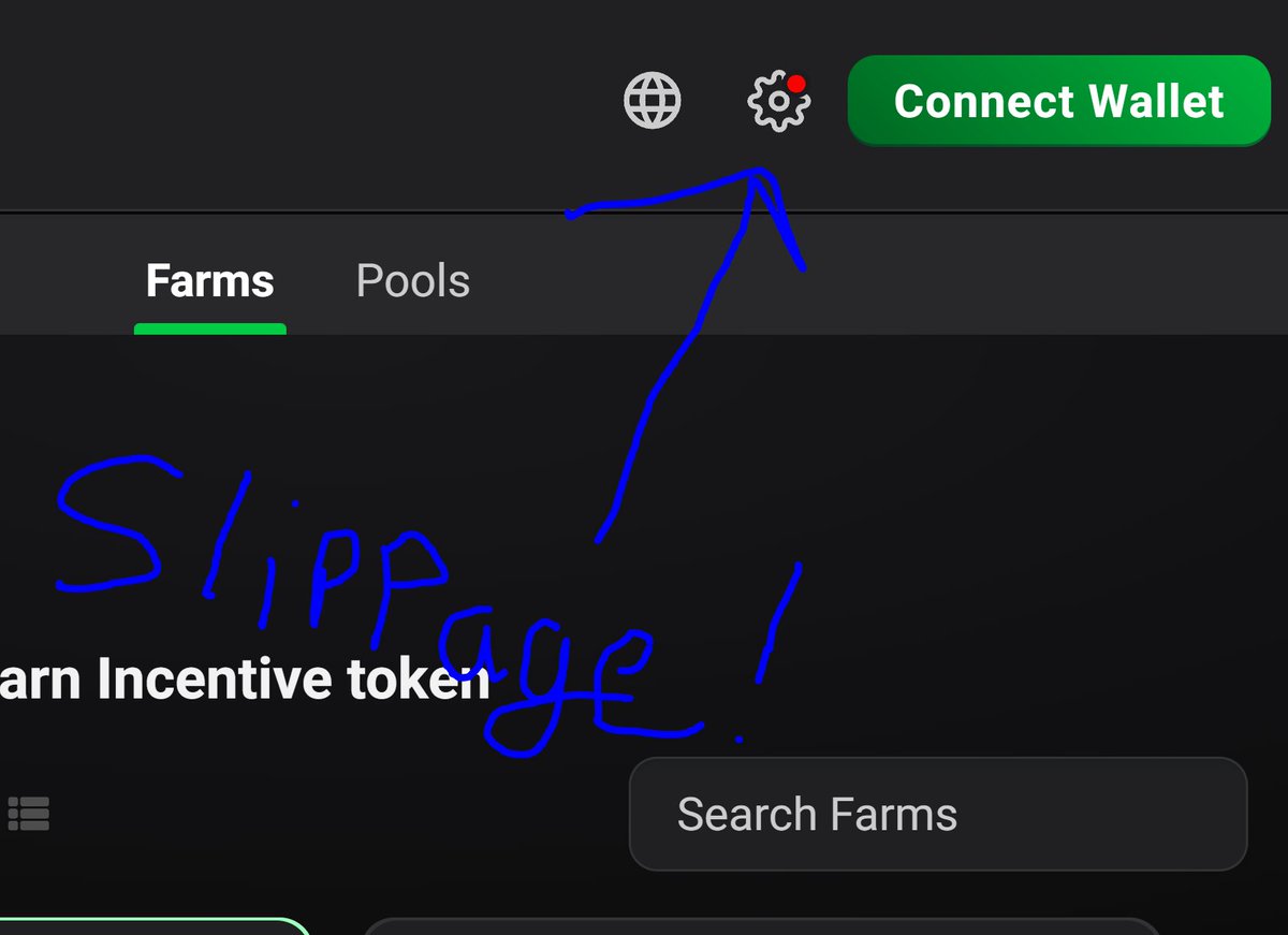 K4KCrypto's tweet photo. If you're worried about how to change slippage allowance heres how to do it with pictures!

Upper right of PulseX DEX is a gear icon.
Just click it, you cant miss it.
#PulseChain https://t.co/5yhVqd7iu9