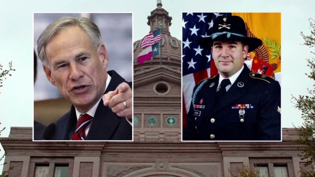 marty_taylorr's tweet photo. I have a question for Texas Gov. Abbott. You plan to pardon Daniel Perry who was convicted of murder by a jury of 12 Texans. An elected Texas Judge accepted the verdict and sentenced Perry to 25 years. A Judge and Jury heard all of the evidence and decided this man committed murder. You say he was just "standing his ground" and should be pardoned and released. Gov. Abbott you heard Donald Trump call the man who shot Ashlie Babbitt a "thug". This man was standing his ground to protect the Capitol from a dangerous mob intent on murder. They were actually chanting who they were going to murder. My question Gov Abbott. Will you condemn Donald  Trump for calling this man a murderer and a thug for "standing his ground"? Or is Stand Your Ground only good when white men kill black men?  To the GOP. One is a thug. One is a hero. Explain the hypocrisy Governor. If you can. @NewBlueUSA  #DemVoice1