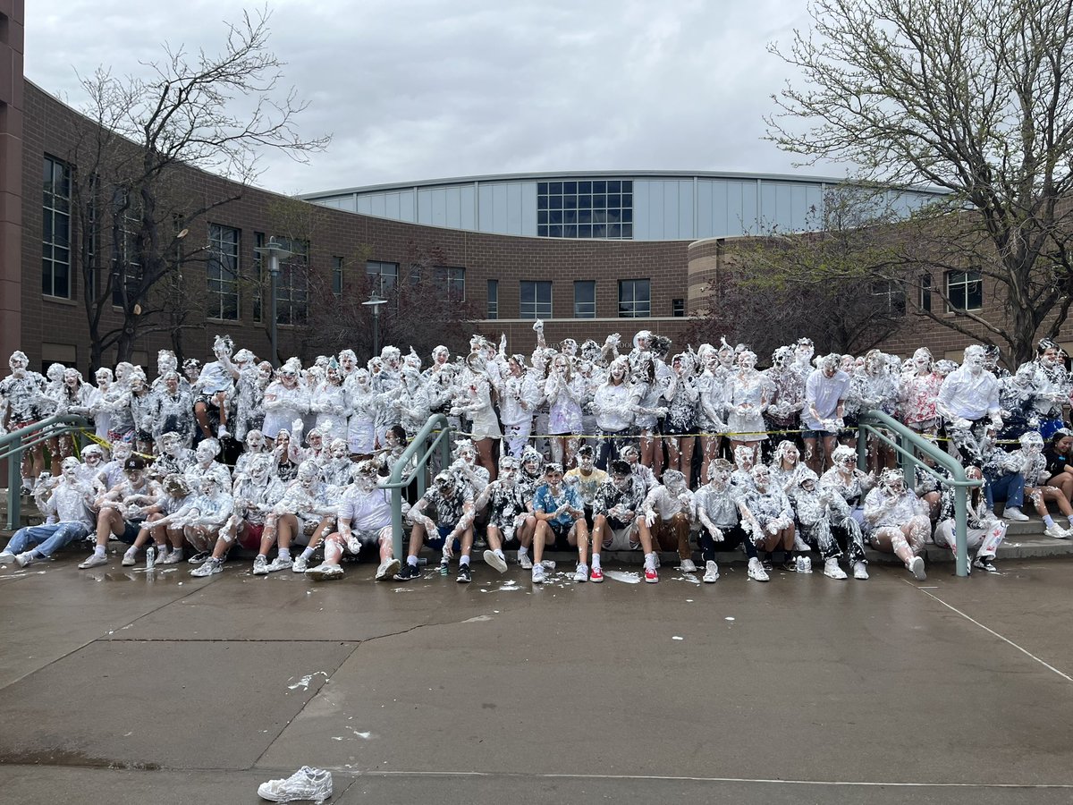 Seniors’ last day…the tradition continues!! Congratulations seniors.,