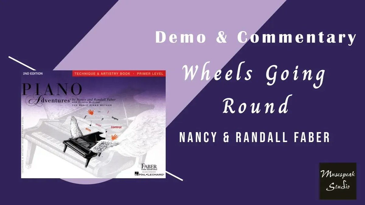 musespeakstudio's tweet image. Happy Friday! Check out my student&apos;s performance of Wheels Going Round from the Piano Adventures series, followed by my commentary: buff.ly/416ZYc9 #demofriday #pianotutorial #pianolessons