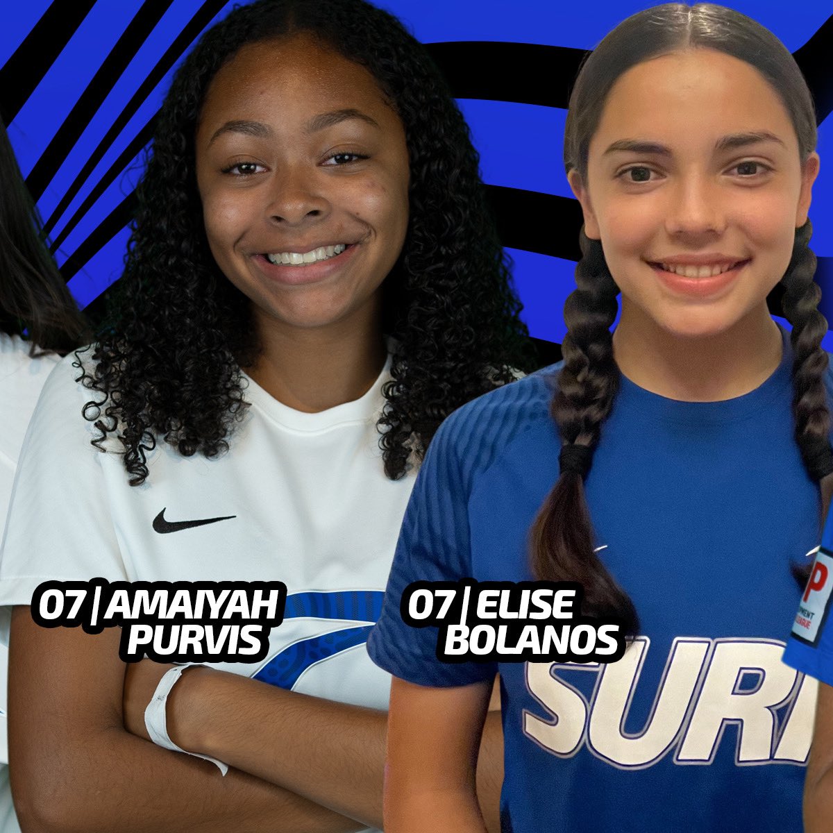 LASurfSoccer's tweet photo. β07 | Amaiyah Purvis
β07 | Elise Bolanos
β06 | Gabriela Alvarez
β06 | Lauren Nguyen
β06 | Holly Wilbanks
β06 | Jenna Ceja
From the β09s to the β06 - itβs a SURF INVASION πΎ
CONGRATS TO ALL OF OUR PICKED PLAYERS ππββοΈπ«‘
#SURFERSDOMORE π« #MARKMADE βοΈβ
β¨ https://t.co/9yqYM0ybkY