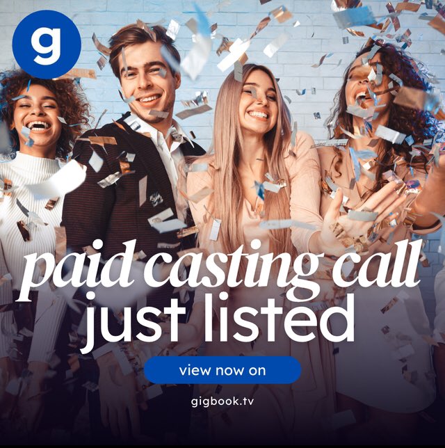 NEW OPEN PAID CASTING CALL 
gigbook.tv/job/open-casti…
#tvcommercial  #sydney #youth #diverserange #realcastings  #play #roles #campaign #hijab #female #culture #bewilling #giveitago #casting #audition #entertainmentindustry #actorslife #acting #actingwork #gotthepart  #iloveacting