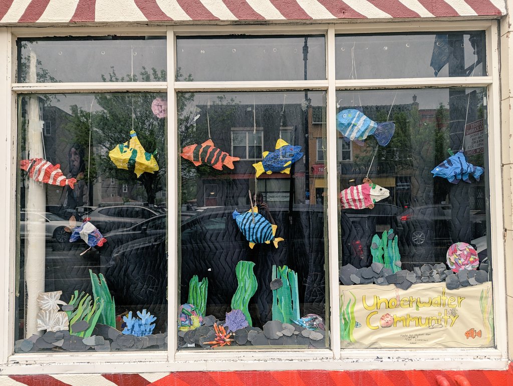 Our amazing Nixon artists are on display in Hermosa at <a href="/SRBCC/">Segundo Ruiz Belvis</a> on Armitage! Make sure to check it out.