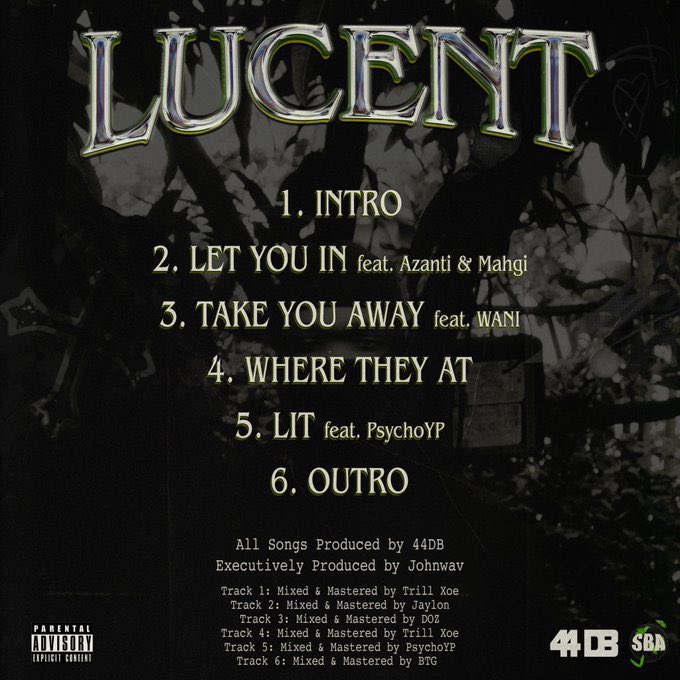 GRDN_Studios's tweet photo. LUCENT EP by @TrillXoe IS OUT EVERYWHERE ‼️‼️

Listen here 👇
https://t.co/yCt0sLepIm
#44db #nativerecs #trillxoe #wani https://t.co/9yOAe1yRYs