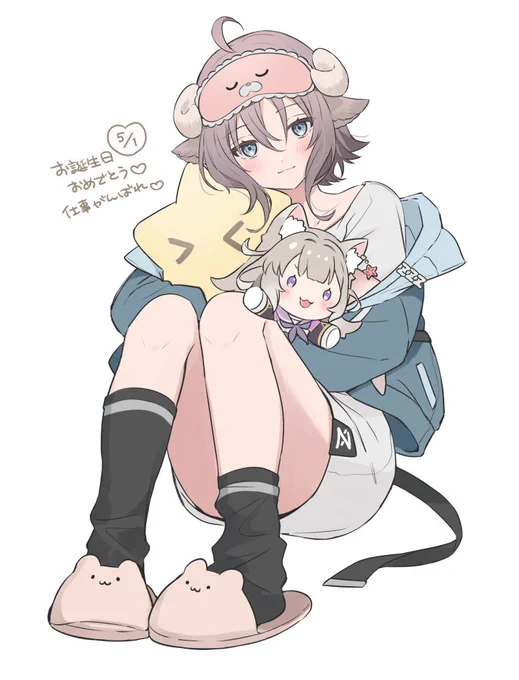 朝飯先生が代理ちゃん描いてくれたありがとう
