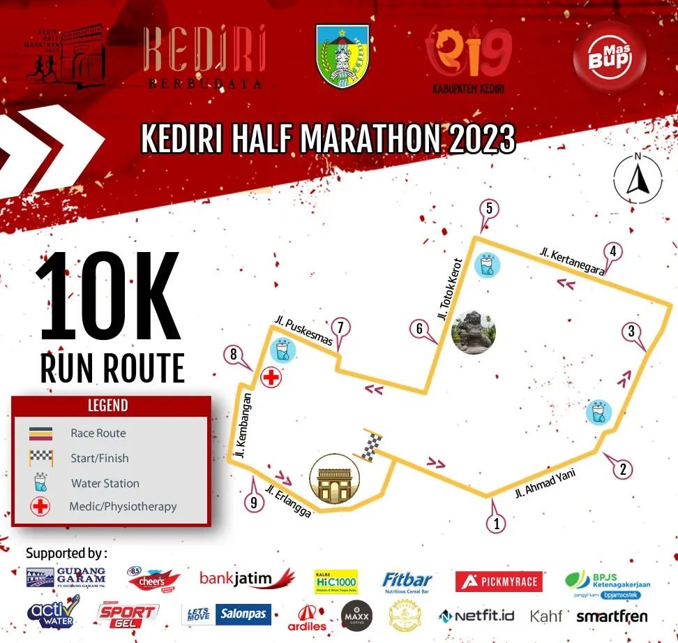 10K 👟 Kediri Half Marathon 2023