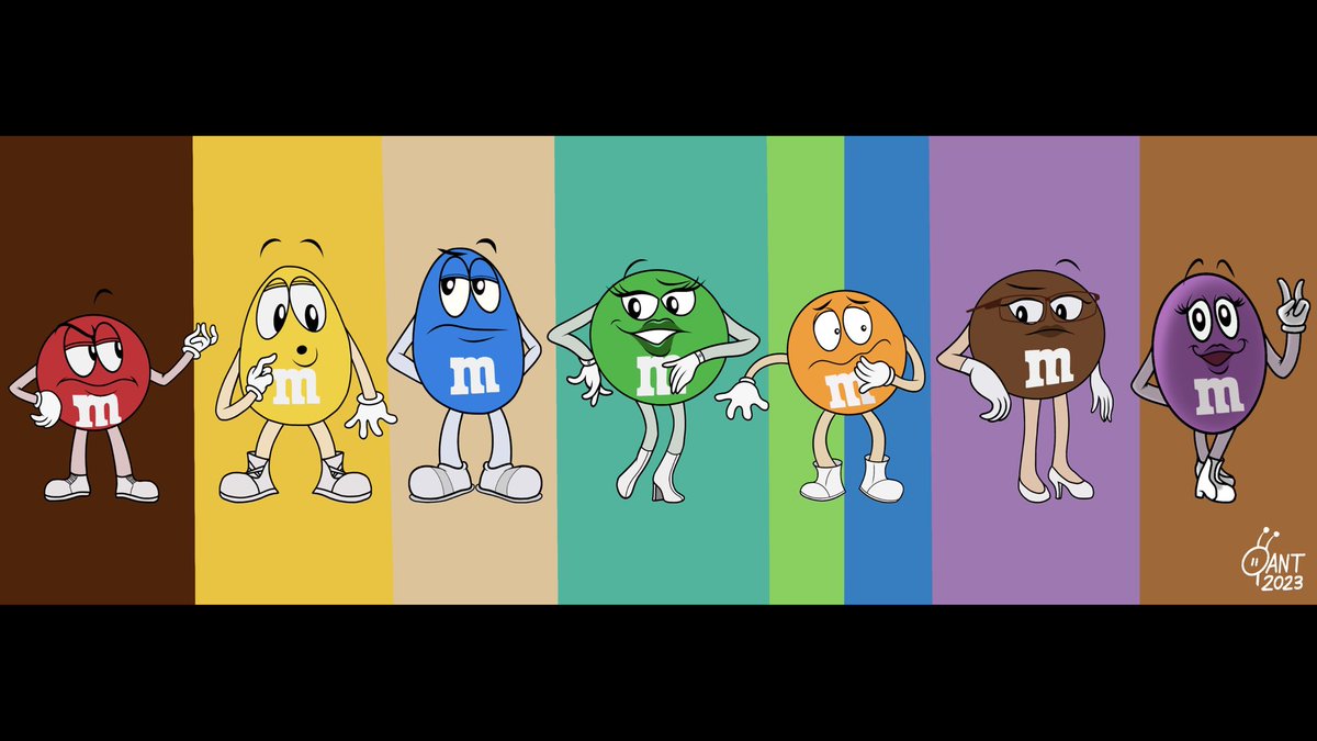 ToonAnt99's tweet photo. The Gangs All Here! #mms #mmschocolate #red #yellow #blue #green #orange #crispy #brown #purple #colors #mmsspokescandies #candy #marsinc #marsincorporated #drawing #art (Updated) https://t.co/vEklL44qxy