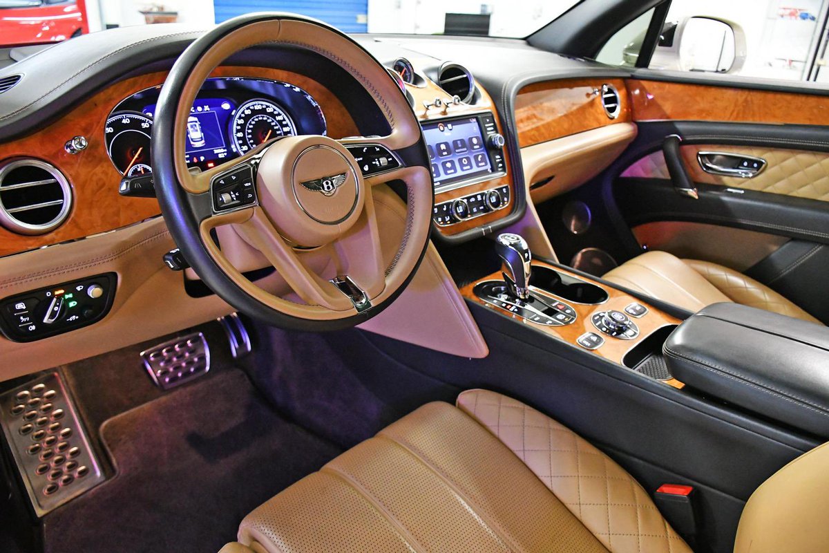 McAutomotive_'s tweet photo. Check out this stunning 2017 Bentley Bentayga! With its powerful engine, luxurious interior, and sleek design, this SUV is sure to turn heads. Don't miss your chance to own a piece of automotive excellence. Contact us today to schedule a test drive! #Bentley #Bentayga #LuxurySUV https://t.co/iFjRqFXDLF