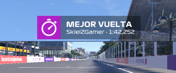 AnchoaSinManos's tweet image. Ya calentando nuestros Pilotos les traemos el tiempo que hizo #Skiel jajaja pobre cabron va hacer DNF en la primer curva