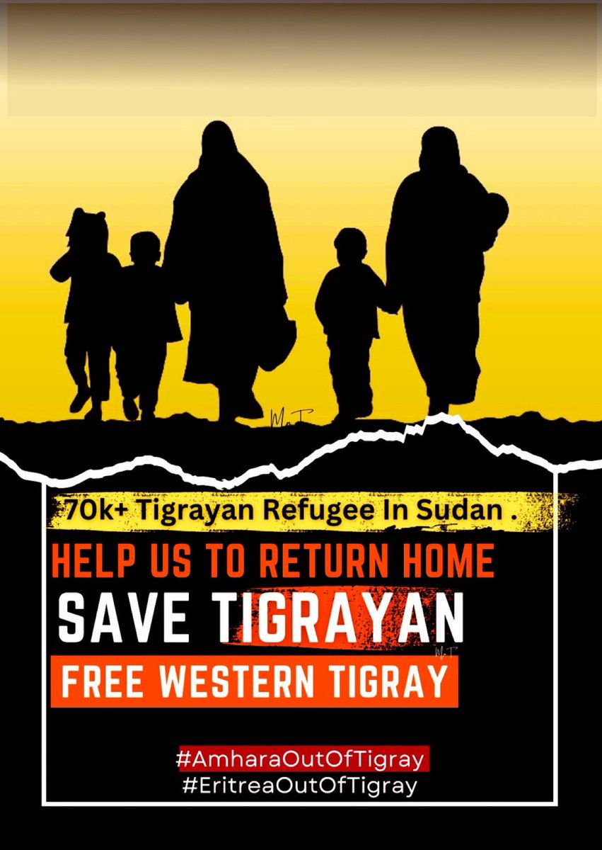 #JusticeForTigrayPeople: Refugee rights are human rights. However, the 70,000 plus  refugees from Tigray in #Sudan continues to suffer in many ways.

👉🏽#FreeWesternTigray so they can return to their homes #BringBackTigrayRefueegs 

@UN_HRC @Refugees @SecBlinken @UN @EUCouncil