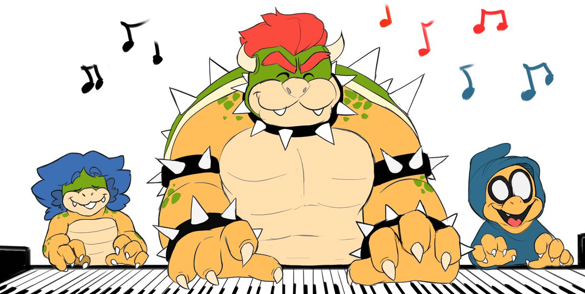 Over the years Piano lessons :)

#SuperMarioMovie #Bowser #LudwigVonKoopa
#kamek